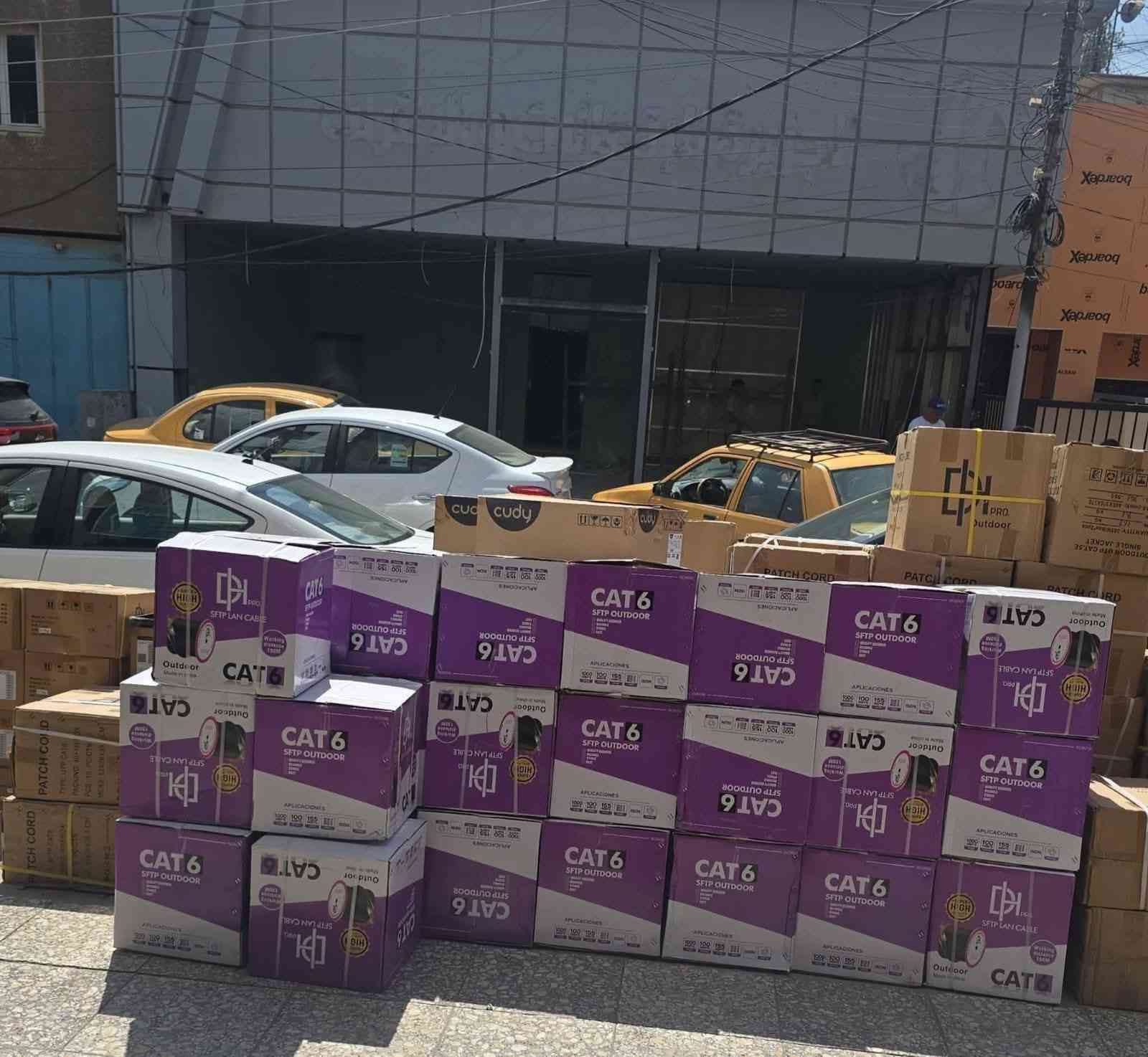 سكاي لنك وكيل معتمد 
تتوفر مواد ضوئي 
كيبلات -onu-عده تفييش-راوترات-فيش
الحجز والاستفسار 
مراستنا واتساب او ماسنجر 
***********
بغداد -شارع الصناعه
