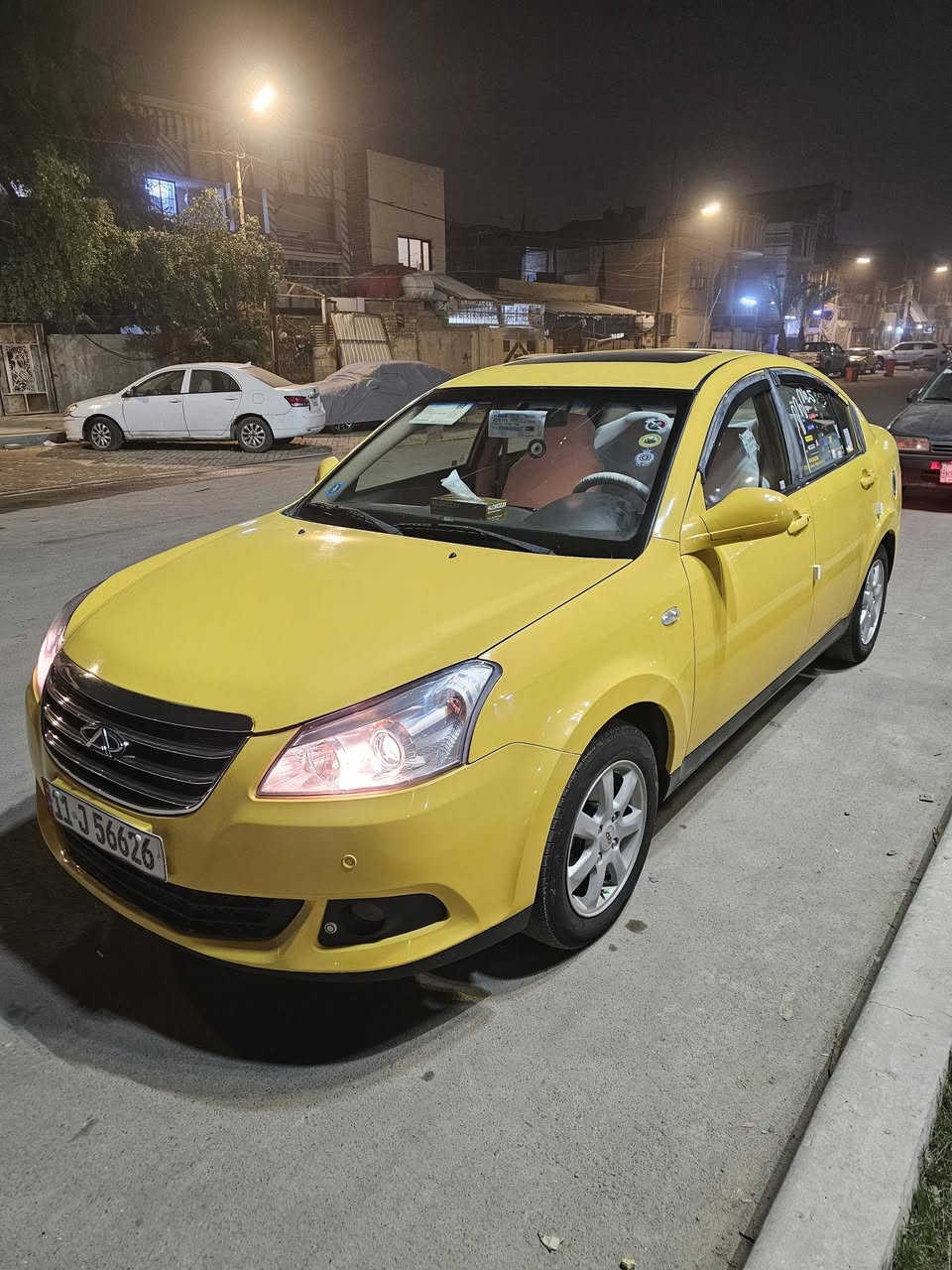 سلام عليكم عندي شيري اي فايف A5 سياره جديدة صدر تخم تاير رقم انكليزي بسمي مكينة جديدة غرامات هئية صفرة موديل 2014 ماشية 97 السعر 58 ورقة بغداد بلديات قرب الكنيسة تليفون *********** تري زيرو
