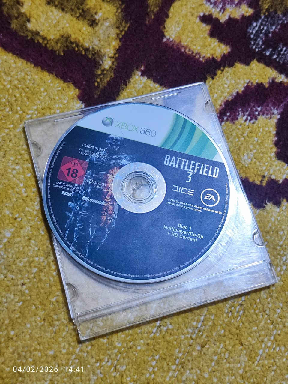 السلام عليكم 
اقراص اصليه بحالة جيده 
اقراص تعمل على Xbox 360 و الاجهزه جديده من اكس بوكس طبعاً 
 == Battle Field 3
== Call of duty advanced warfare 
سعر ٣٠ الف 
يتوفر توصيل كافة محافظات العراق


**إذا كنت صاحب هذا الإعلان وتريد حذفه لأي سبب، رجاءا أرسل رسالة إلى الدعم الفني**