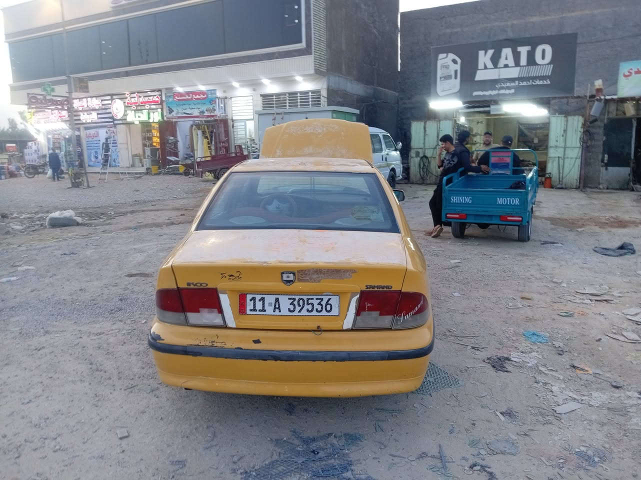 السلام عليكم سياره سمند موديل 2011 مكفوله من الضربه محوره مكينه ركير بيكاتشو جدد بسمي السعر ٣٣وبيه مجال مكان كربلاء ***********
