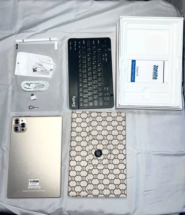 تابلت Zonify جديد
Air pad 40 pro max

مساحة التخزين- 1TB (أي الف واربعة وعشرون غيغابايت)
رام داخلي -١٦ غيغابايت

مناسب للدراسة وايضاً للاطفال 

يحتوي ايضاً على بيت شريحة اثنين

ويأتي معه كيبورد وقلم شاشة و سماعة اذن مفردة

السعر : ٢٢٠ الف وقابل للتفاوض

للتواصل واتساب / 

هذا الرقم ***********

او هذا الرقم ***********

والتوصيل ٥ الاف لجميع المحافضات
