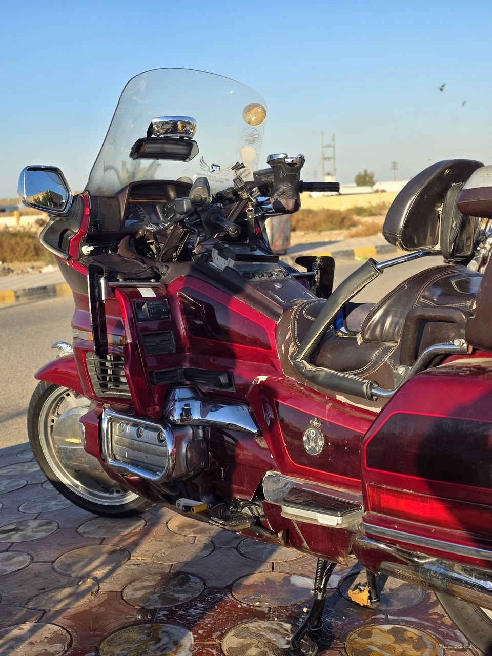 سلام عليكم دراجه كولدن 1500
رقم وسنويه موديل 95 كفاله عامه جك بك مسجل شاشه
باقي تفاصيل اتصل *********** مكاني ميسان
