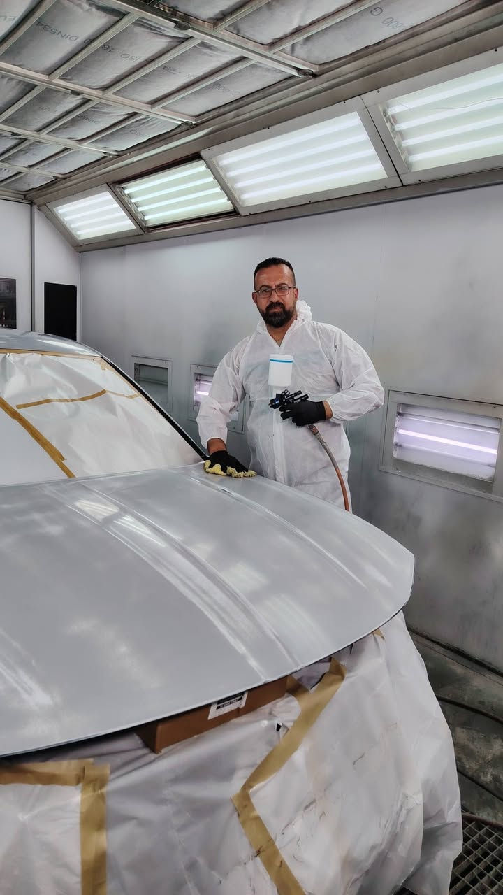 السلام عليكم صبغ سياره جارجر بأحدث الماركات العالمية صبغ جنرال حراري مكاني البياع شارع 20 قرب مصرف الرشيد   الاستفسار ***********) (***********
