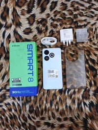 انفنكس سمارت 8 الذاكرة 64 استخدام 15 يوم مكفول من كلشي  كامل ملحقات ال...