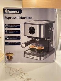 ماكينة إسبريسو AGREEA • ضغط 20 بار • خزان 1.5ل