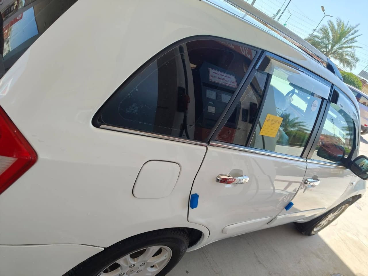 السلام عليكم تيكو مديل 12سياره جاهزه مكينه كير حداديه تبريد ثلج تخم تاير كشنات جلد فتحه بانوراما تحكم ستيرن جهتين تحكم مري شاشه كامره دواره  مكفوله من الضربه والصبغ سونار مرفق بلمنشور رقم قادسيه سنويه ل30مشروع وطني مداور ثاني يوم السعر 53 وبيها مجال مكانها نجف مكلف بنشر الاتصال عله رقم ‏‪***********‬‏
