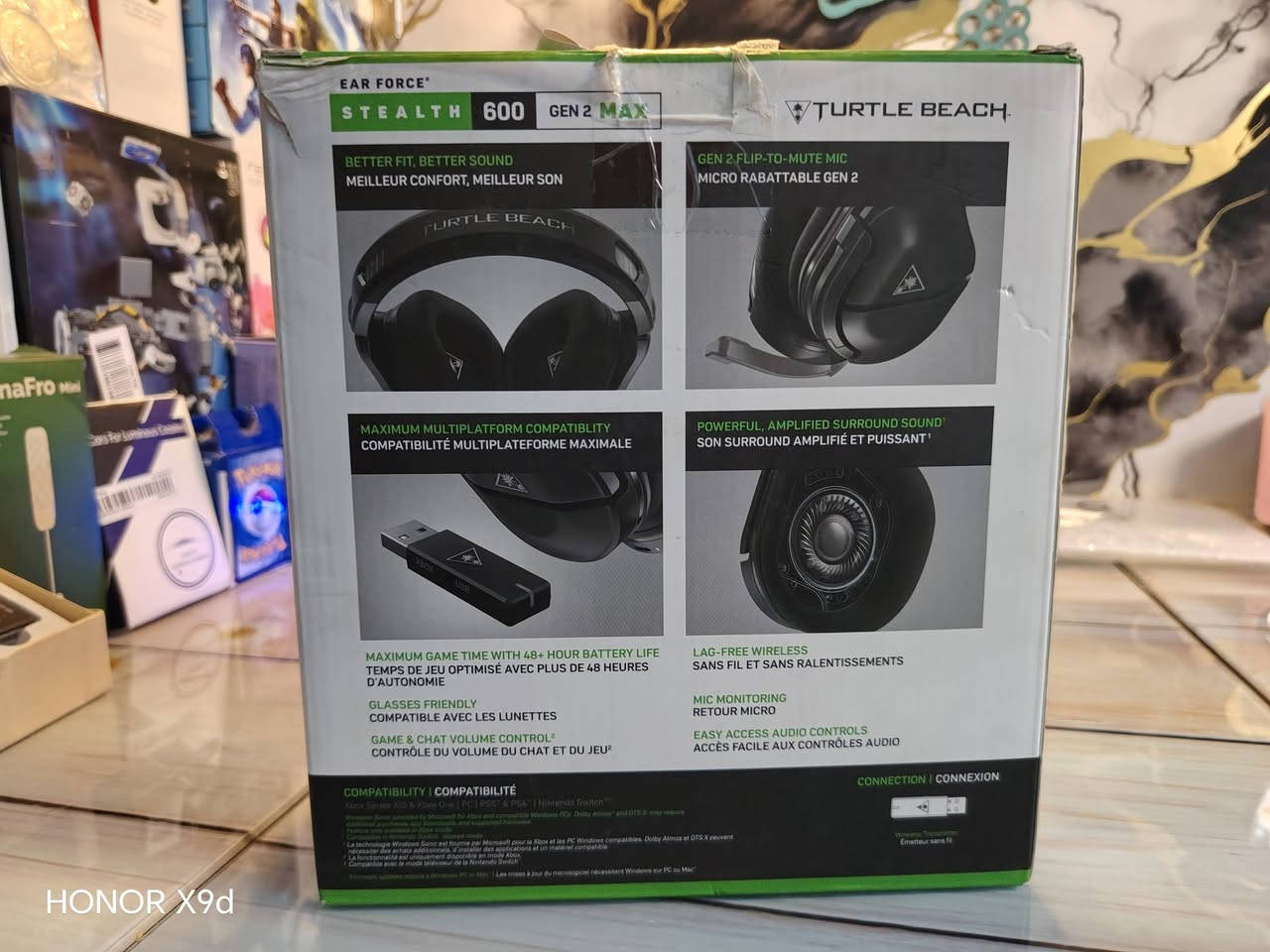 هيد فون كيمنك 

سماعة الألعاب اللاسلكية Turtle Beach Stealth 600 Gen 2 MAX.
تدعم منصات متعددة، بما في ذلك أجهزة Xbox، وهي مصممة خصيصاً لها.
تتميز بعمر بطارية طويل يصل إلى أكثر من 48 ساعة من التشغيل.
تتوفر باللون الأسود وتتضمن ميكروفوناً عالي الجودة.

متوفر بسعر 70 الف

يوجد توصيل لجميع المحافظات ب5


**إذا كنت صاحب هذا الإعلان وتريد حذفه لأي سبب، رجاءا أرسل رسالة إلى الدعم الفني**