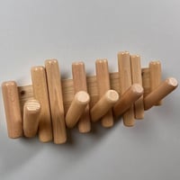 تعلاكة خشب • خشب طبيعي • متعددة مشاجب