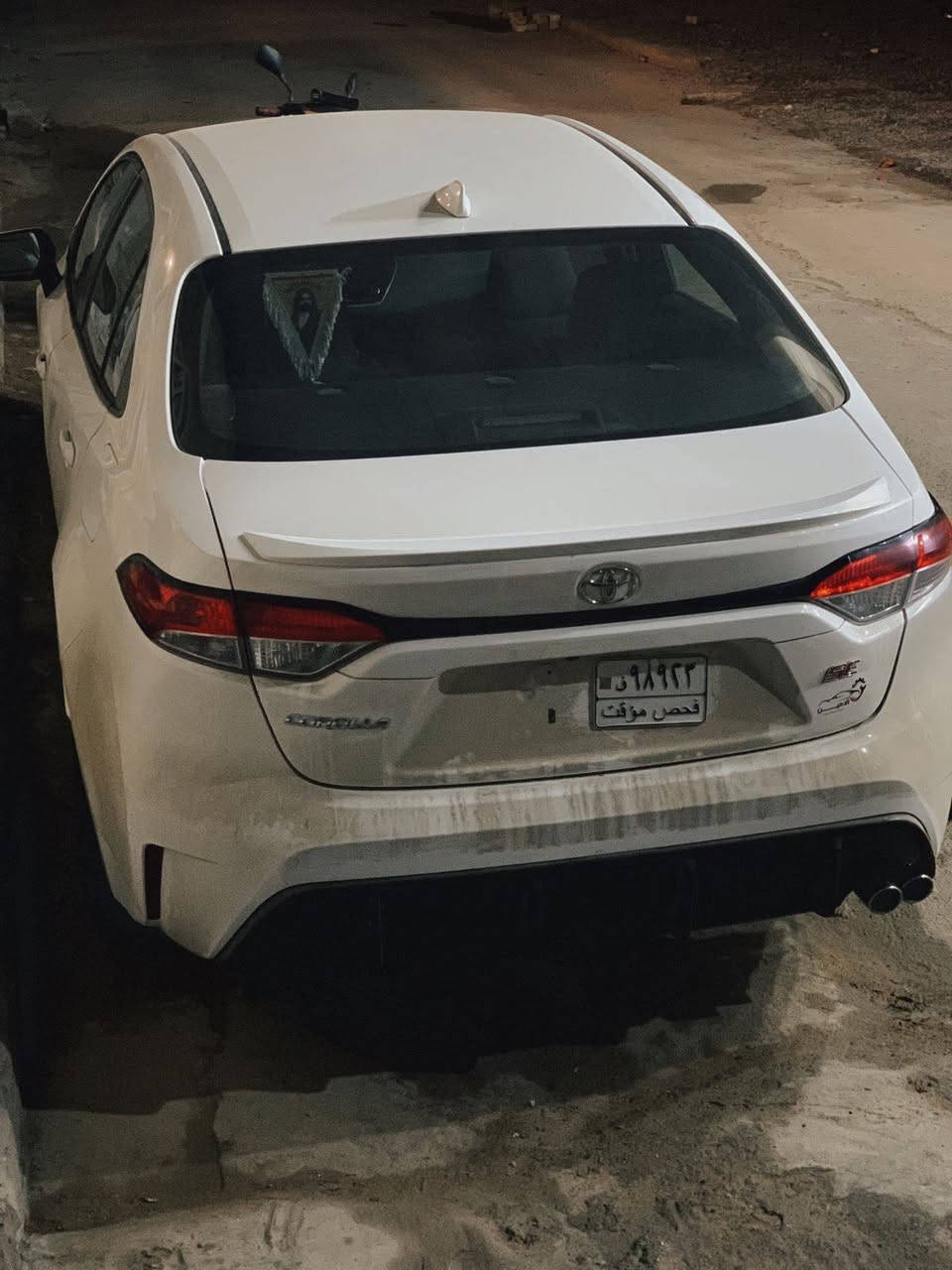 كورلا 2024 فول وارد 
ياباني حادثة موضح با الصور 
فول مواصفات عدى الفتحة السقف 
مرقم بغداد
 ماشية12 الف 
السعر 150 $
مراوس النترا او فورتي 
بغداد العبيدي ***********
متواجد فيس و وتساب
