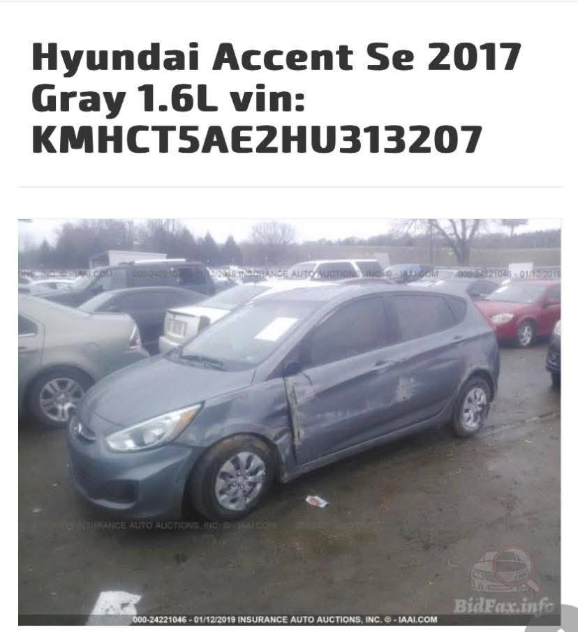 السلام عليكم 
اكسنت هاشباك ١٧ وارد امريكي حادث جانبي ماشية ١٠٠ ميل محرك ١٦٠٠ مواصفات se  شاشة كاميرا تخم تايرات جديد السعر ٩٠ ورقة بيها مجال بسيط 
للاستفسار واتساب  ***********
