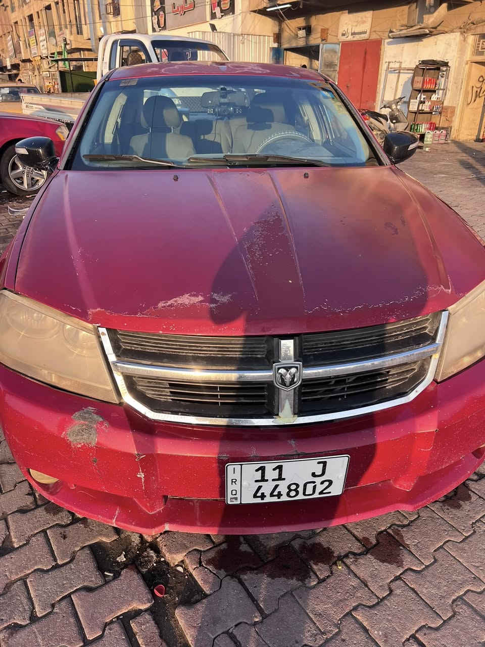 للبيع افنجر 2008 
محرك 2400 اربعة سلندر 
رقم بغداد مشروع وطني هزة وسنوية ولوحات جدد 
حدادية امامية خلفية حلوة 
تخم تاير جديد شادة 
منظومة تبريد كاملة جديدة بس كمبريسر احترك 
سيارة بيهة مكانات جاردة 
لغود وشواصي وتكم وقمارة مكفولة 
سعرها 55 وبيها مجال للشراي يجي يشوف وبسيطة مكانها بغداد 
***********
