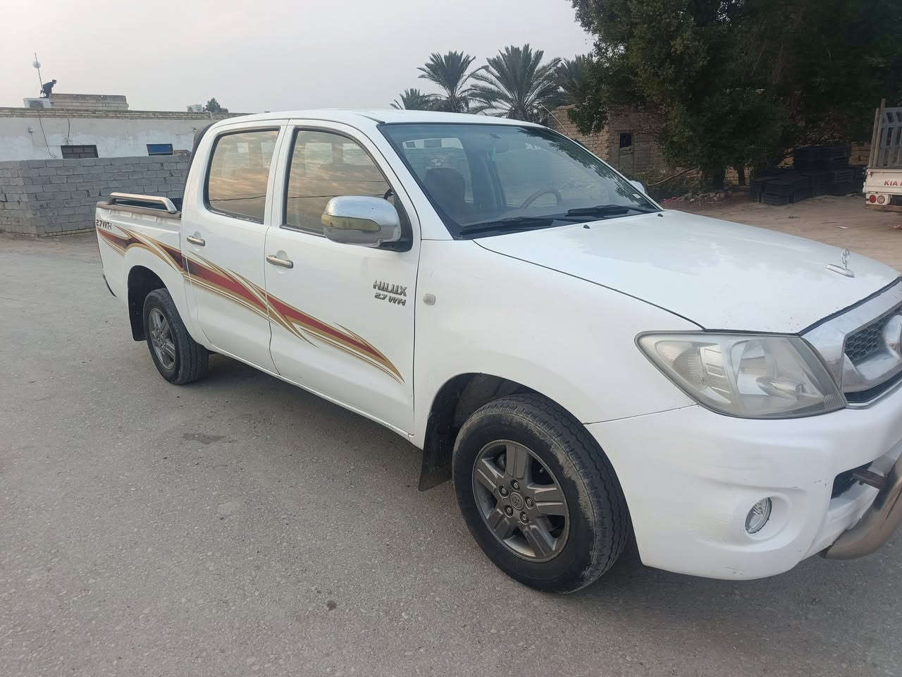 سلام عليكم سياره هايلوكس ٢٠١٠ سياره جديدة رقم مثنى راعيه ملاك بل ناصريه سياره بيه جاملق وبنيد مبدل ول باقي كفاله مكينه جديدة لا تنقيص ولا تبخير حداده جديدة كهرباء كله شقاله تبريد تفاء سياره حلو سعر ١٤٣ ورقه بيه مجال مكان الصلاح ناصريه نتصل بيك خير ودلل ***********
