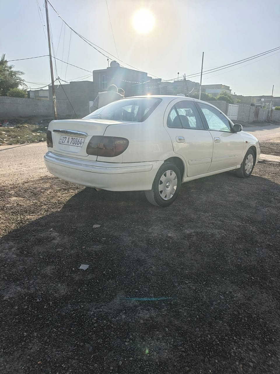 السلام عليكم اخوان نيسان سني للبيع موديل ٢٠٠٣ رقم ذي قار انكليزي تحويلها هنا ابغداد ( هزه + سنويه + جامه اماميه + ارقام) جدد وتحويل مباشر 
بجم محدث مكينه ١٨٠٠ قبق اسود كير اوتو جام كهرباء مسجل بلاتوث تبريد ثلج 
بيها ضربه بالجاملغ الخلفي الايمن وبيها طخه بالجاملغ الايسر الامامي بسيطه 
مصبوغه عام بدون دواخل 
نواقص السياره ( دبلات خلفيه) تايرات نص عمر 
السعر ٥٨ مكاني بغداد ابو غريب 
للاستفسار *********** او ***********
