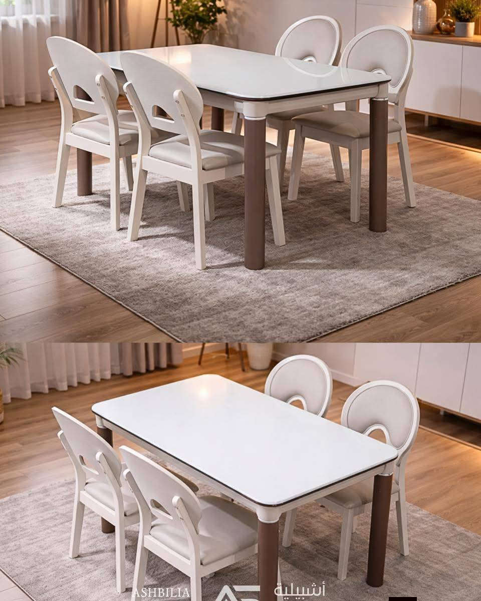 وصول ميز طعام 4 و 6 كرسي
تجدونه لدى شركه مشتاق العذاري و اولاده للوكلات والتجارية 
***********
