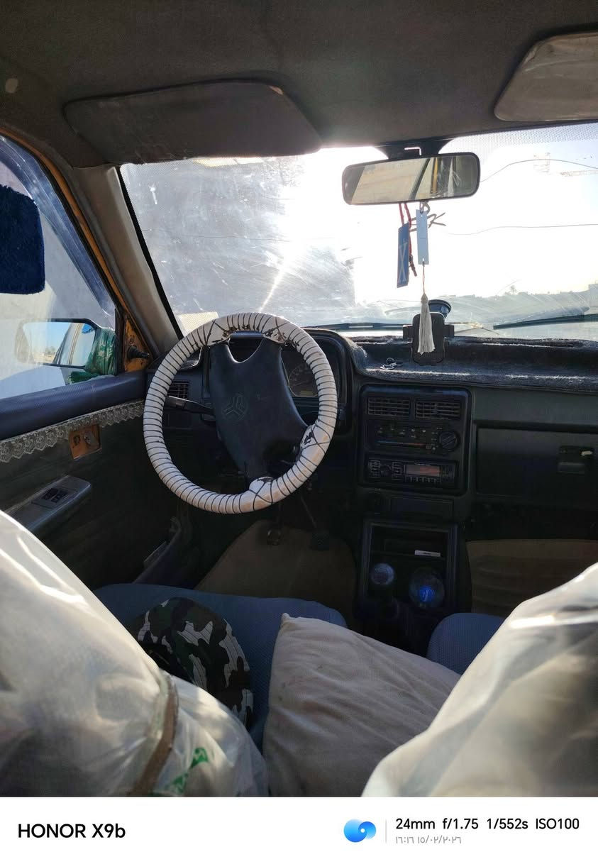 سايبه 12 مصفره هيه وغرمات محرك كفال تبريد شغال عوزه بس غاز كهربايات من طول لطول شغال سستم صوت
تيارت جديد حداديه نص عمر وجمه وره طاك والكير الاول والارابع يفلت : راعي سياره اندله بيت ادك عليه ميجوبي 
ملاحظه ملاحظه سياره ابد مامشتغليه بيه تكسي  من محل لبيت بس ترهم مروس واذا بيع  17 وبيه مجال 
*********** بابل
