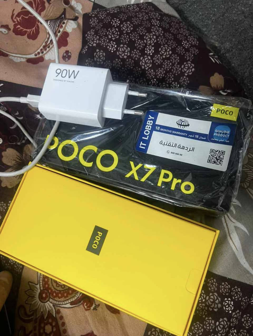 جهاز Poco X7 Pro لون اسود مستخدم 7 اشهر   يدعم 120 فريم معالج قوي كلش شحنه سريع كلش جديد ولا شخطه بي نضيف الجهاز وكامله شغلاته   والضهر كزاز  سعره 425 بي مجال    بكان بغداد مواصفات اكثر خاص
جهاز Poco X7 Pro   يدعم 120 فريم معالج قوي كلش شحنه سريع كلش جديد ولا شخطه بي نضيف الجهاز وكامله شغلاته   سعره 425 بي مجال مكاني نجف مواصفات اكثر خاص او اتصال ***********
