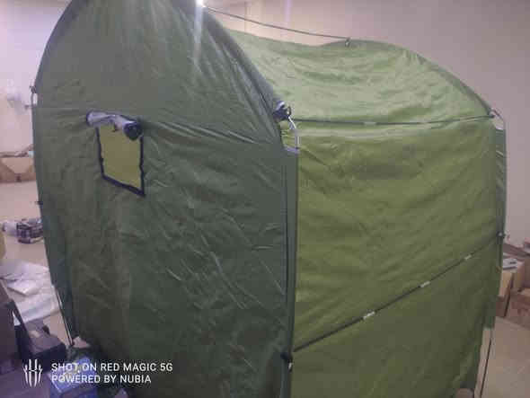 خيمة بهذا شكل قياس 2x1.50 متر، سعر ٢٥ الف ويا توصيل ***********
