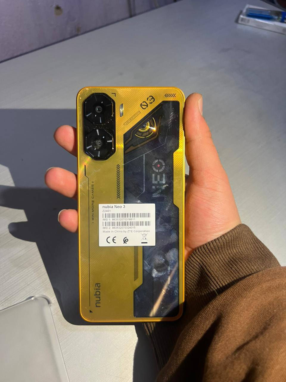 السلام عليكم جهاز جديد استخدام يوم واحد nubia Neo 3
الذاكره  ١٢٨ غ ب 
السعر ٢٠٠ أو بي مجال 
***********
