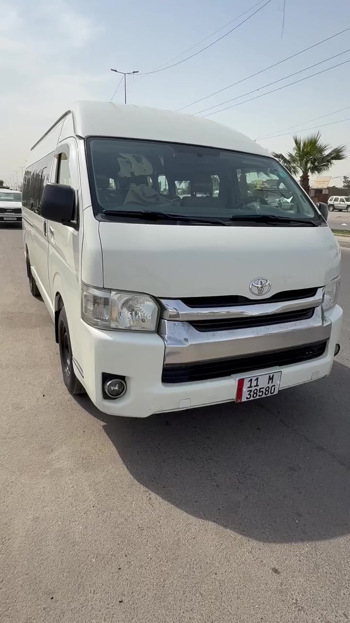 للبيع هايس موديل 2016 رقم بغداد
سياره جاهزه.   بطن جديد زيرو.   ميكانيك جديد. 

سعر 290 $وبيهه مجال      ترهم مراوس بكوستر  

عنوان بغداد كسره وعطش بيت وشه 

هاتف ***********  احـــــٌّـمــد
