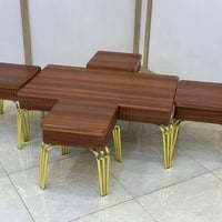 طاولة خدمة • عصرية • ٤ طاولات جانبية