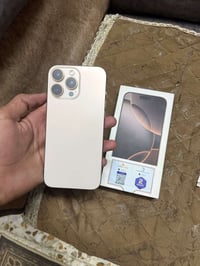 للبيع ايفون 16 pro max  مبدل ضهر الجهاز نضافة 100% مشحون 77 مره السعر ...