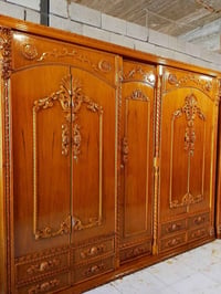 غرفه خمسه أبواب ملحق داخل وخارج صاج شغل ثكيل نقش زان صبغ حرارة شغل درج...