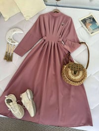 فستان رمضاني • دابل تركي • مقاسات ٣٨-٤٨