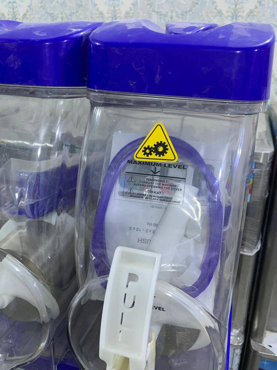 السلام عليكم
يتوفر لدينا مكائن ازبري شلاس جديد ب الكارتون غير مستخدم للبيع 
توجد خدمة توصيل لجميع المحافظات 
للاستفسار المراسله ع الخاص او الاتصال ع الرقم ***********0
