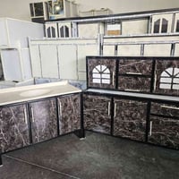 كاونتر ١.٥م • سنك ١م • مرمر