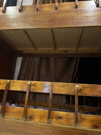 سرير طابقين • ١×٢م • خشب وصاج