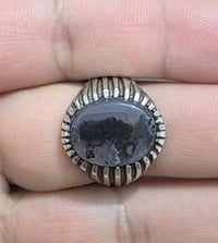 عقيق يماني شجري • أصلي • صياغة ثقيلة