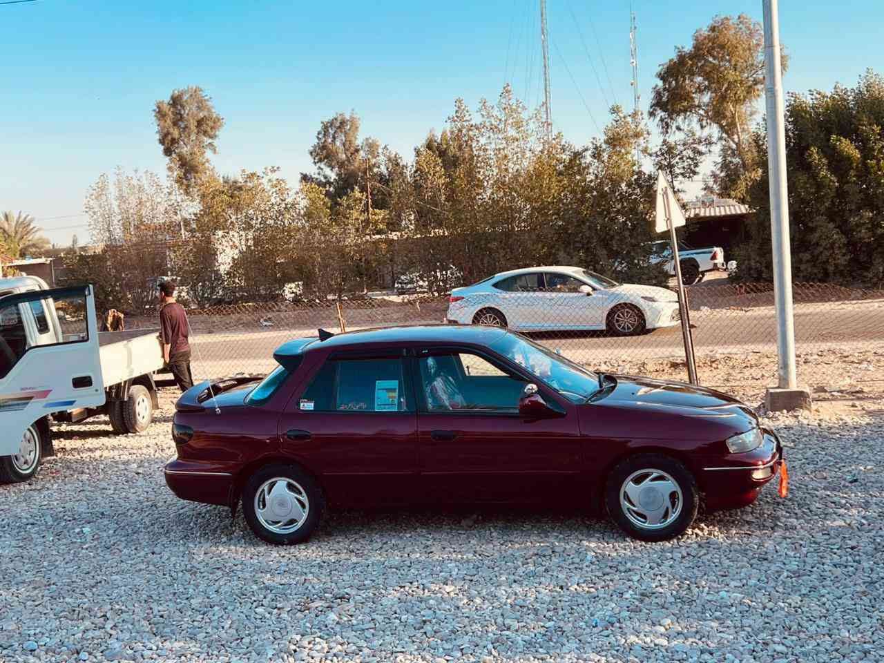 مكينه 1600. سياره حلوه وجهازه.  وخير من الله مكينه
كير  كهربائيات كله شغاله. ودواخل جديده. سياره مال جناي. 
باسمي وسنويته ل 31. لي يحب يتفضل خاص او يتصل ***********. مكان سياره حله بابل. قرب محطه نوار بابل..
