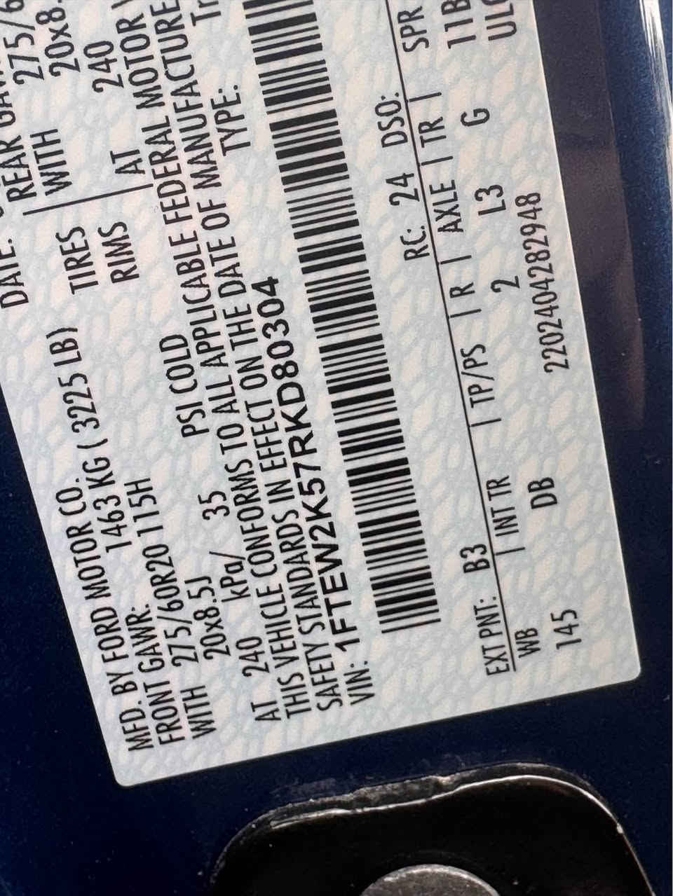 السلام عليكم
فورد f150 شكل جديد
٨ سلندر تنفس طبيعي
موديل 2024
لون مميز💙
ماشية 27 الف
حادثه جدا بسيط جاملغ وشبر بند بدون دواخل
ابرباك ستيرن فقط
موصفاته 
شاشة كبير
ردار
اتوستوب 
عداد ديجيتال
نقطة العمياء
تحديد المسار
تحديد السرعه
لايت زينون وليد
ويل سبورت
سعرها ٢٦٨ ورقة بدون رقم
مكان سياره اربيل معرض نجوم الامارات
***********
*********** أربيل, العراق
