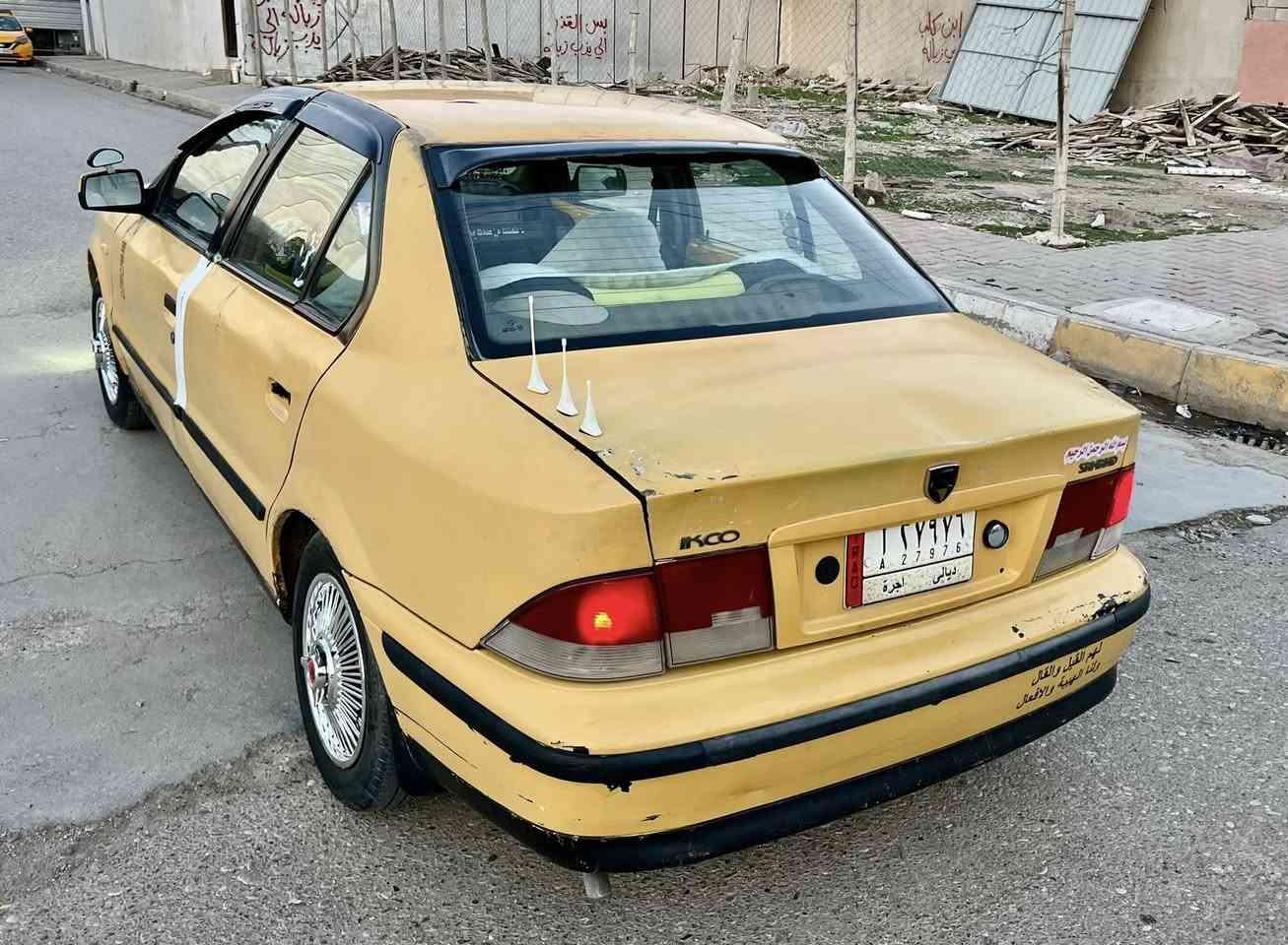 سمند موديل 2011 سنويه عاج شرط التحويل و الوكاله كير محرك تخم تاير شرط صدر حداديه مابيهن عيب سياره جاهزة مابيه اي نقص كهربائيات جاهزه السعر 20 العنوان كركوك رقم الهاتف ***********
