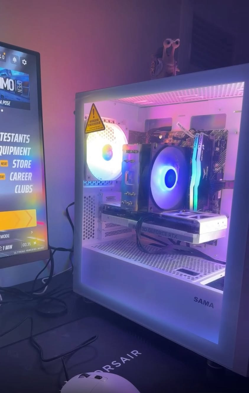 حاسبة + مونتر شاشة للبيع.
معالج ryzen7 5700x 
مذربورد asus prime b450m-kII
كرت شاشه 4060ti
رامات 16gb ddr4 3600
M.2 lexer 1tb

0775 2200447 
واتساب فقط
