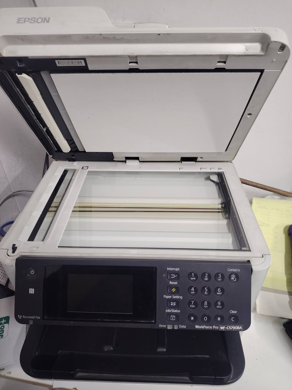 طابعة epson (WF-C5790BA )
طباعة  وجهين تلقائي ملون
سعر (250)
***********
