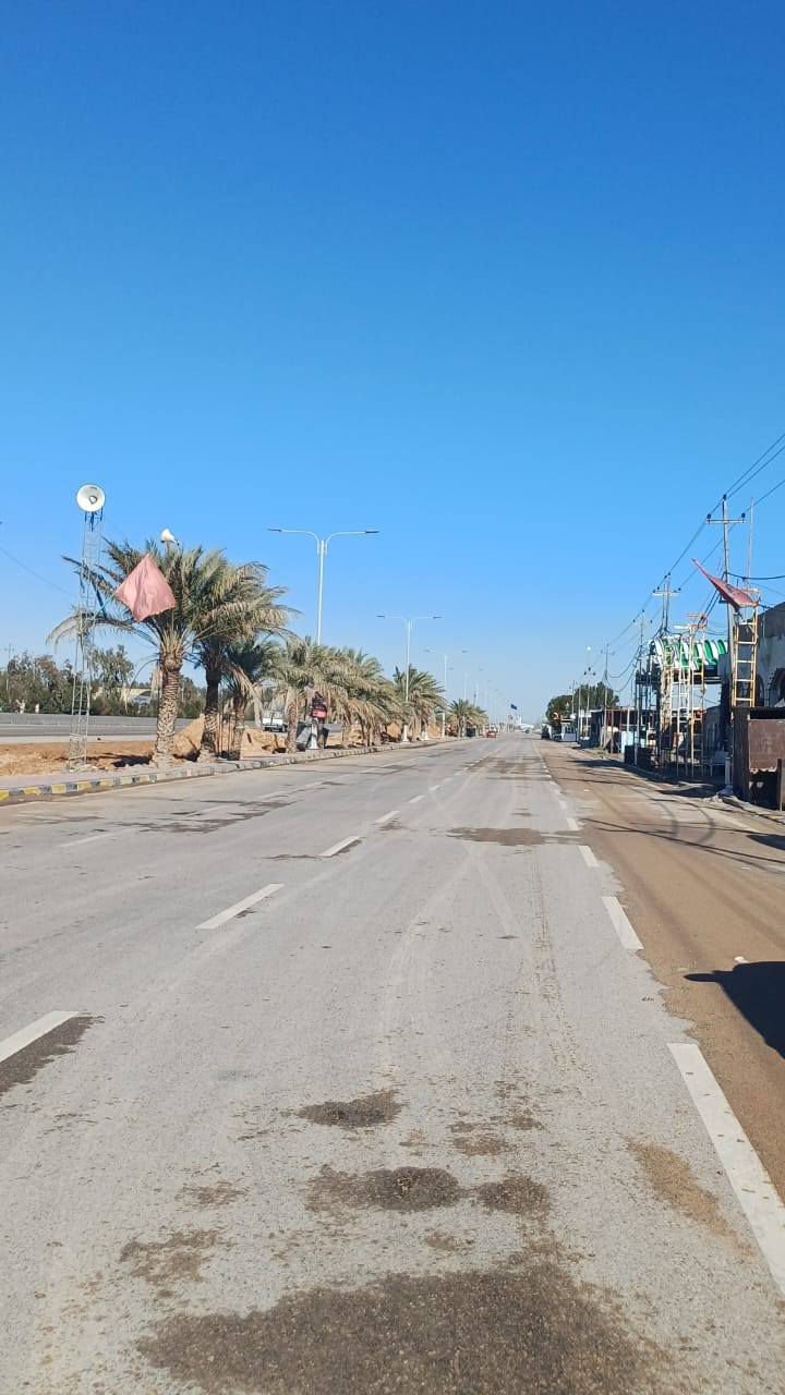 عرصه للبيع ع طريق يا حسين 
المساحه200متر...
بعد عن الشارع العام عشر امتار ...
الموقع عمود 238طريق كربلاء ....
الاستفسار ***********
