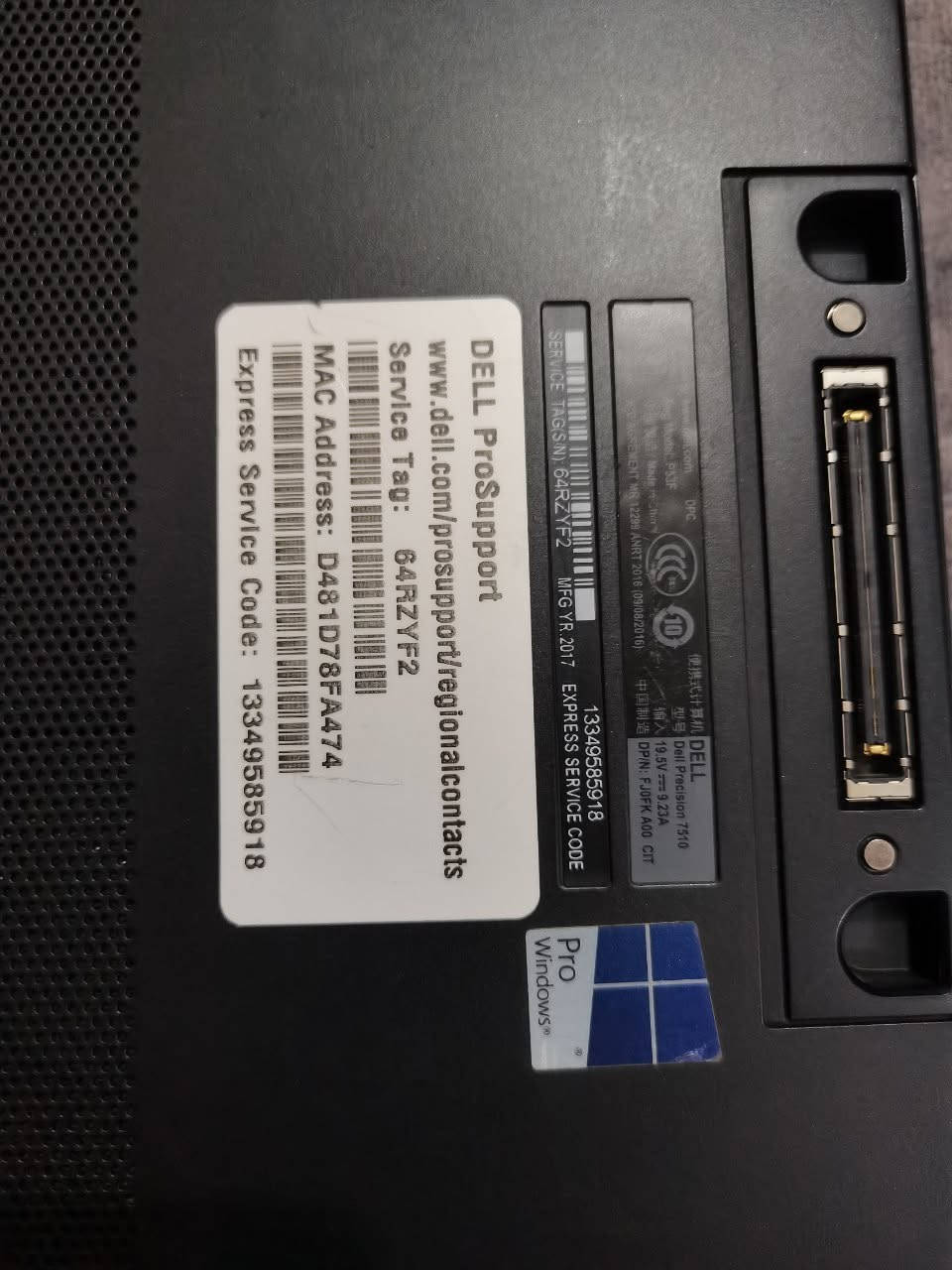 للبيع Dell Precision 7510 Workstation محطة عمل احترافية للمهندسين والمصممين

المعالج: Intel Xeon E3-1535M v5

الذاكرة: 16GB RAM

التخزين: SSD 1TB

كرت الشاشة الخارجي: NVIDIA Quadro M2000M 4GB

كرت الشاشة الداخلي: lntel HD Graphics P530 8GB

النظام: Windows 11 Pro

المزايا الإضافية:

- كيبورد ضوئي مريح للعمل الليلي

- جنطة أصلية + ماوس ليزر احترافي

- شاحن أصلي 180W

 للتواصل ***********

الجهاز مكفول ونظيف جدًا

خيار مثالي للمهندسين والمصممين والطلبة في مجالات الأمن السيبراني والهندسة عرض أقل
