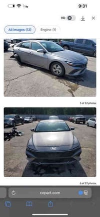 النترا وارد أمريكي 2024 سلفر. السياره جديده الاريباك كله سليم ضربتها و...