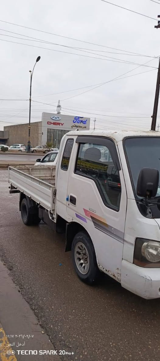 كيا #للبيع ام عيون
موديل 2001 رقم نينوى شرط التحويل
مكينه 3000 شاصي شرط قماره قلاب
بدون صبغ سياره جاهزه
سعر 95 ورقه وبيها مجال
***********
***********
