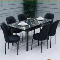 ميز طعام • ٦ كراسي • تركي