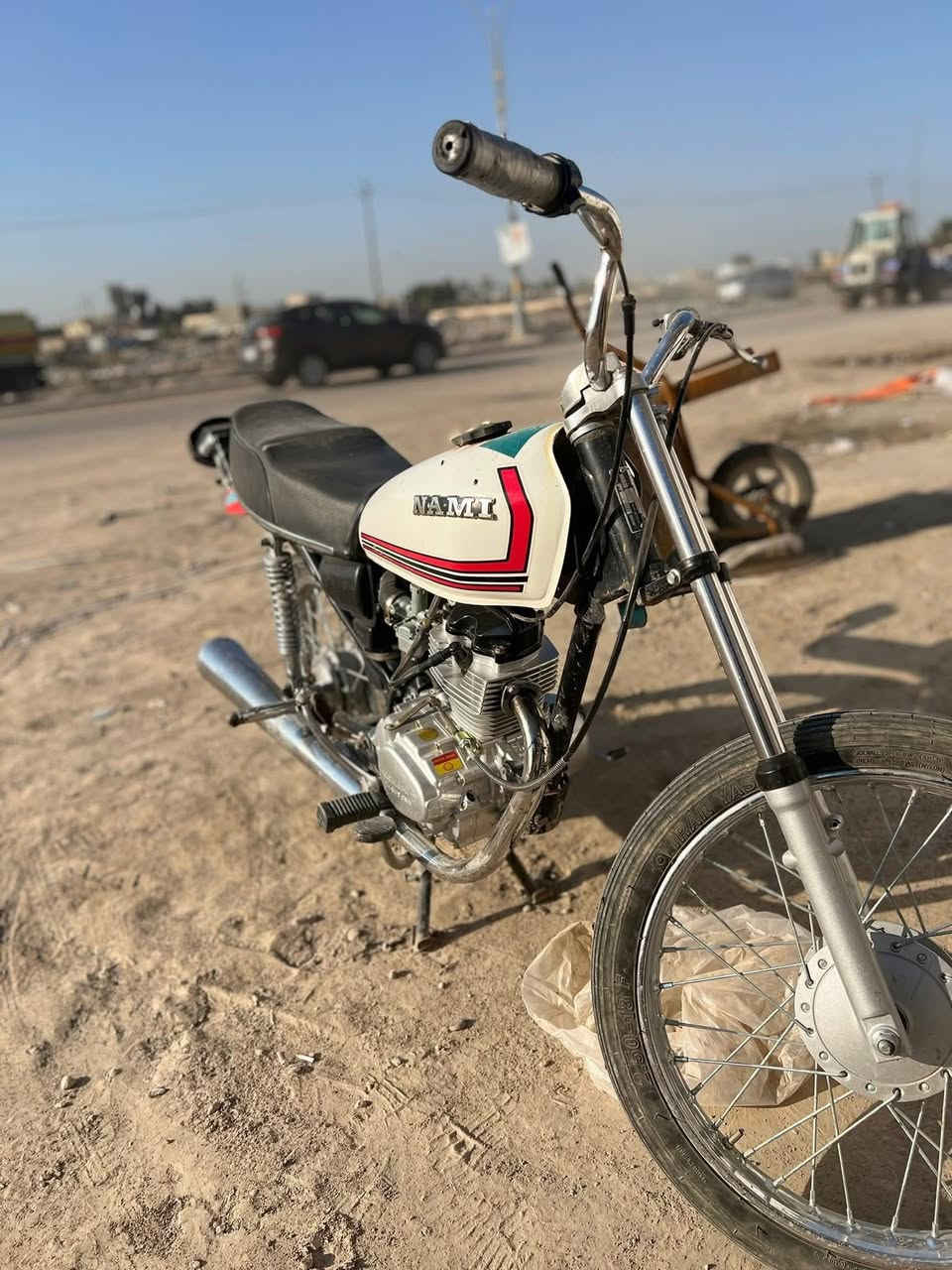 دراجه نامه للبيع سعره ٥٠٠ وبيه مجال تعميره ٢٤ مكينه جديده نهايه ال ٢٥ مكاني حله الشاوي اوراق اسكنر  للستفسار ***********
