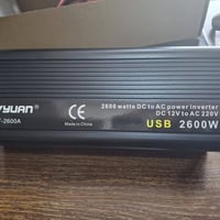 انفيرتر ١٢ فولت ٢٦٠٠ واط نظام تبريد فان متوفر توصيل بغداد والمحافظات ل...