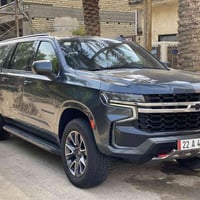 شوفرليت سوبربان موديل 2021 سيارة فول موصفات 1/1 محرك 5300 تخم تاير جدي...