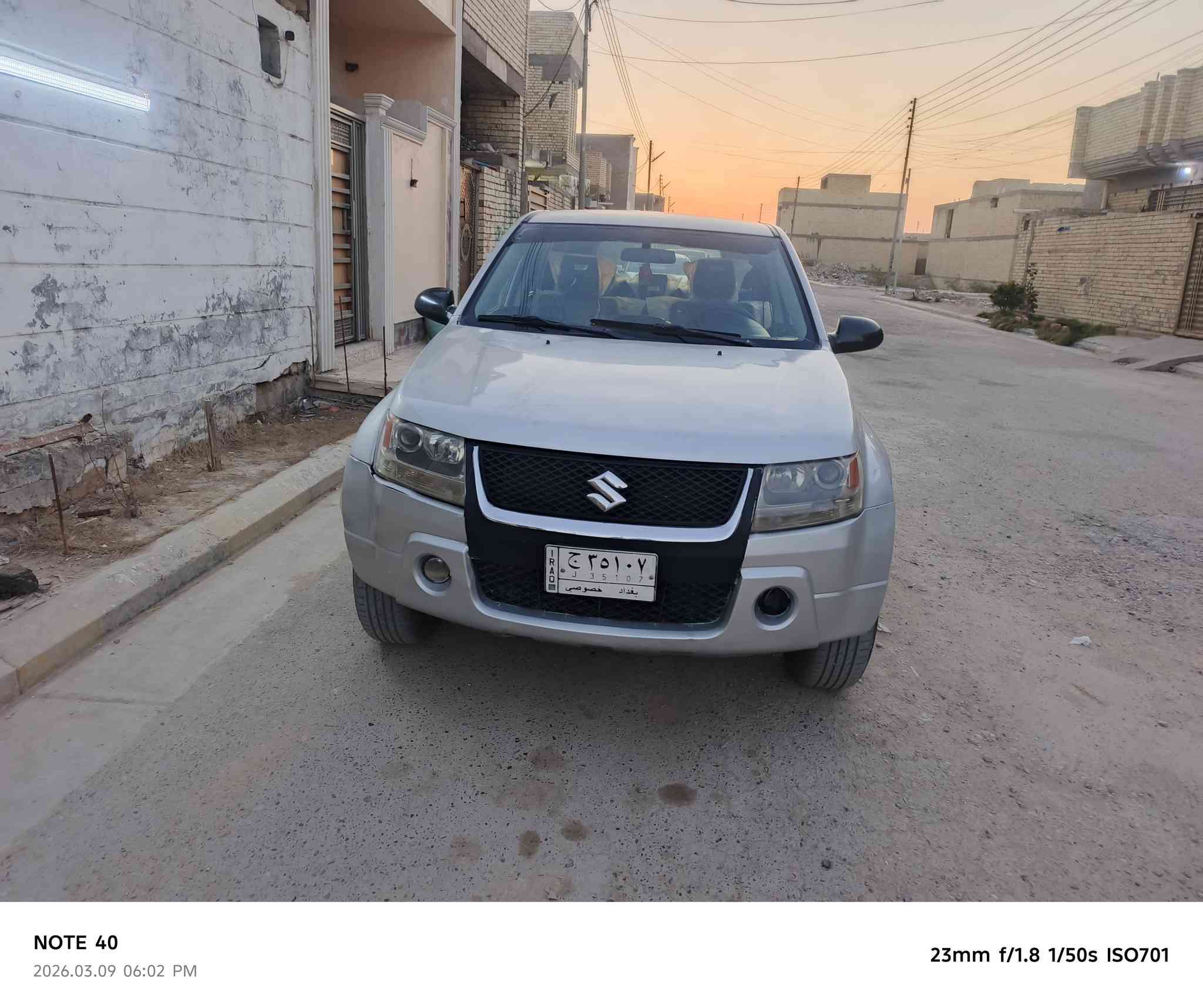 سازوكي موديل ٢٠٠٦ سياره بيه محرك كورلاه ١٨٠٠ محرك جديد كير جديد تخم تاير السعر ٦٠ العنوان بغداد حي النصر ***********
