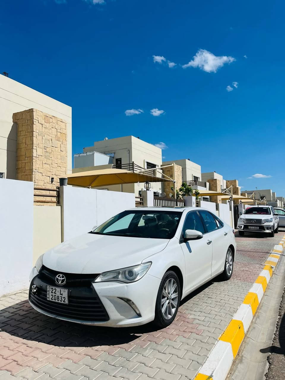 كامري خليجي 2016 بصمه سلايت GLX فول 1/1
رقم اربيل بسمي 
ممشى 311. قير ومكينه شرط لافتح ولا وغيره
السعر 168 بي مجال شي بسيط
السياره كفاله عدا جاملغ امامي صبغ
الباقي مكفول 
السونار مرفق مع الصور

🔹 المكينة والجير: شرط
🔹 الداخلية: نظيفة جدًا
▫ لون السياره ابيض صدفي
(من الأجمل الألوان على هذا الموديل)
▫لون الداخلية مميز وفخم - بيج فاتح
🌟 مميزات البريميوم المعروفة:
- عداد ليزر مع شاشة بيانات (نادر جدا)
- دخول ذكي
- تشغيل بصمة
- تخشيبة
- مقاعد مخمل فاخرة
- شاشة مع بلوتوث وكاميرا خلفية
- مثبت سرعة
- أزرار الدركسون كاملة (خاصة بفئة فل الفل/بريميوم)
- أزياك نيكل في الأبواب
- نظام Eco لتوفير الوقود
- فتحة سقف
- جنوط 17 إنش
- جناح خلفي
- أنوار LED نهارية
- الأنوار الأمامية عدسات
- أنوار الضباب
- حساسات أمامية وخلفية
- نظام التحكم في مقعد السائق (كهربائي)
- ستارة خلفية كهربائية
- نظام الترحيب مرتبط بالأنوار الداخلي
مكاني تكريت قرية الشهامه
السعر 169

‭0782 482 0843‬
