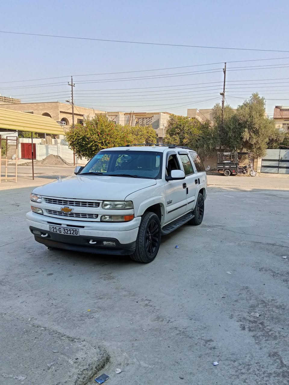 السلام عليكم تاهو 2004خليجي رقم سليمانية بسمي بدون حادث بيه بارد باب سايق بصيط والباقي جاهز شرط تفحص مكان سيارة بغداد دورة هاتف (***********)  سعر سيارة (133) تحياتي
