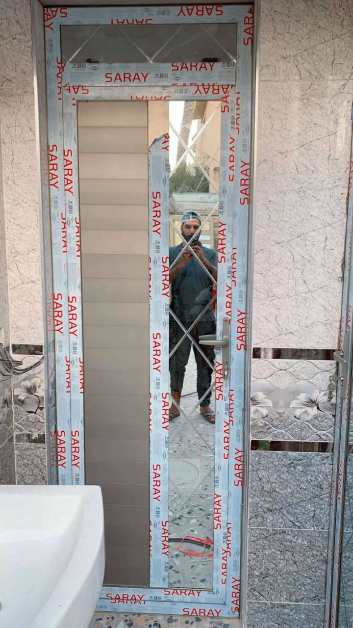 عرض خاص سعر المتر شبابيك وقواطع المنيوم مفصلي صيني ٦٥ الف 
سعر المتر شبابيك وقواطع المنيوم مفصلي تركي ارفم وسراي ٨٥ الف 
سعر المتر شبابيك وقواطع المنيوم تركي مفصلي اولسان ٩٥ الف 
سعر المتر شبابيك سلايت المنيوم تركي درجة أولى ١٠٥الف 
سعر المتر شبابيك سلايت المنيوم تركي درجه اولى ري ١١٥ الف 
ابواب المنيوم تركي حشوه بيضاء ب١٥٠ الف 
ابواب المنيوم تركي حشوه صاجي او شمباني ٢٠٠ الف 
ابواب المنيوم تركي جام بقلاوه كل الالوان ب٢٠٠ الف 

ابواب المنيوم تركي لامبري ( المنيوم مضغوط ) ب٣٠٠ الف تتوفر ابواب وشبابيك G60 حسب الطلب 
ضمان ٣ سنوات💋 باللون والقوة💪  جميع الألوان والموديلات  ❤الحديثة متوفرة وحسب الطلب التزام بالموعد🧠 المحدد ودقة في العمل 😘
تتوفر الوان 🏤 الاسود والابيض والشمباني والصاجي والكابتشينو والبرونزي 😍😍 
وداعاً للدولار واهلاً بالدينار العراقي 💪💪💪
اختار الشكل واللون  🏢 وخلينا نلوزلك البيت 😇
ابواب مداخل ابواب حمامات شبابيك قواطع حسب 
كل العليك تتصل وخلي الباقي علينا 
للطلب والاستفسار 
***********
***********
***********
نصلكم اينما تكونو 
غايتنا رضاكم 😍
وكسب دعائكم 🤲
