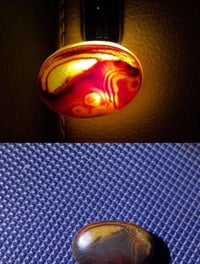 حجر عقيق • سليماني مصور • ذئب عين طير