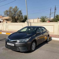 كورلا 2017 خليجي رقم مميز سياره بيها اربع قطع صبغ بدون دواخل رقم اربيل...